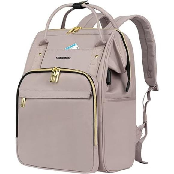 15.6-16.2Inch Laptop Backpack CarryOn for Women Computer WorkBackpack,WaterProof - Picture 7 of 7
